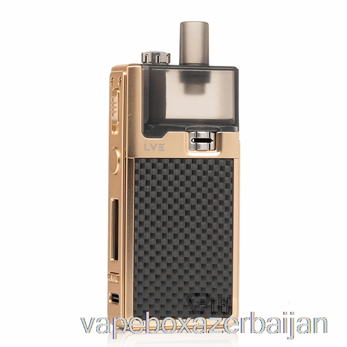 Vape Azerbaijan LVE Orion 2 40W Pod System Textured Carbon / Gold